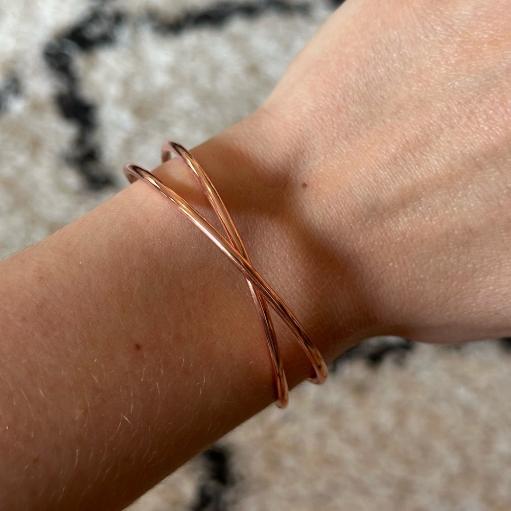 Rose gold bracelet